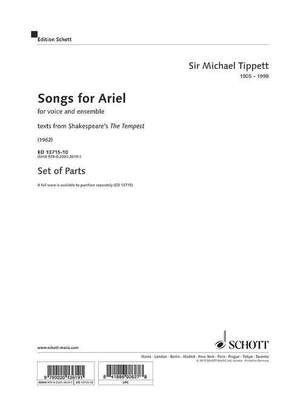 Tippett, S M: Songs for Ariel Product Image