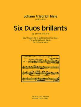 Nisle, J F: Six Duos Brillants Heft 2 Op.51