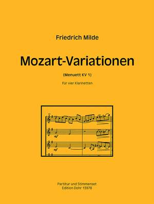 Milde, F: Mozart-Variationen KV1