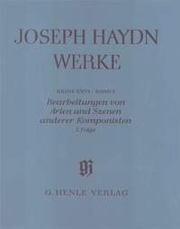 Haydn, F J: Bearbeitungen von Arien und Szenen anderer Komponisten, 1. Folge Reihe XXVI Band 3