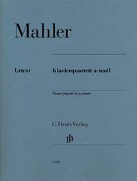 Mahler, G: Piano Quartet in A minor