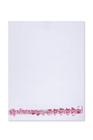 Towel Line of Notes red