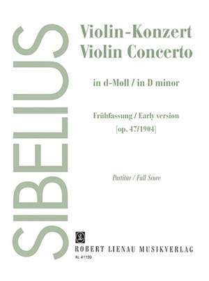 Sibelius, J: Violin Concerto D minor op. 47