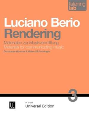 Schmidinger Hel: Luciano Berio: Rendering Band 3