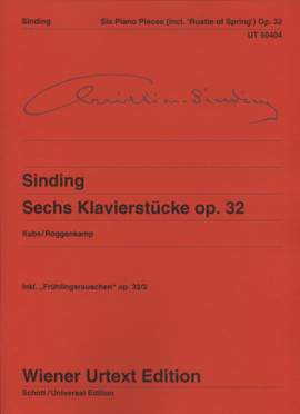 Sinding, C: Sechs Klavierstücke op. 32