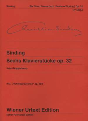 Sinding, C: Sechs Klavierstücke op. 32
