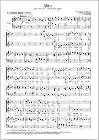 Valtinoni: Messa per Coro a due voci bianche