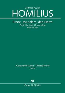 Homilius: Preise, Jerusalem, den Herrn