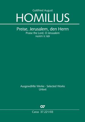 Homilius: Preise, Jerusalem, den Herrn