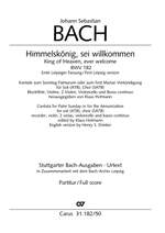 Bach: Himmelskönig, sei willkommen GDur Product Image