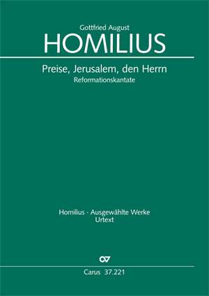 Homilius: Preise, Jerusalem, den Herrn