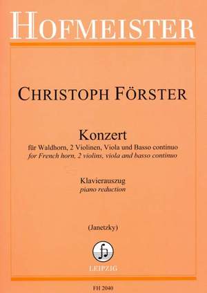 Foerster, C: Konzert