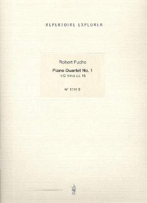 Fuchs, Robert: Piano Quartet No. 1 in G minor Op. 15 (parts)
