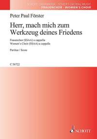 Foerster, P P: Herr, mach mich zum Werkzeug deines Friedens