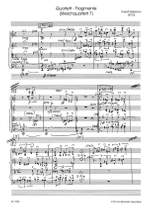 Rudolf Kelterborn: Quartet Fragments (String Quartet 7) Product Image