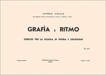 Grafia E Ritmo 3 Corso