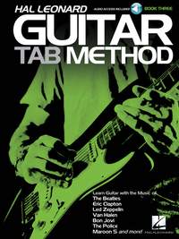 Hal Leonard Guitar TAB method book 3