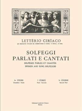 Solfeggi Cantati e Parlati 1 Corso Parte Seconda