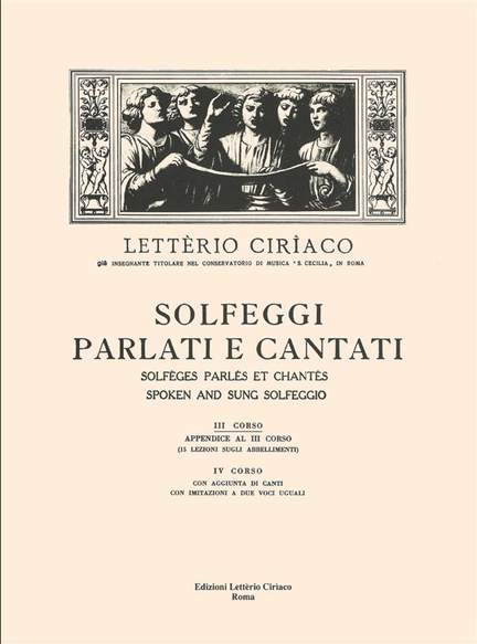 Solfeggi Cantati e Parlati 3 Corso