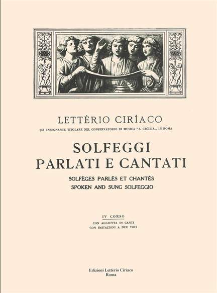Solfeggi Cantati e Parlati 4 Corso