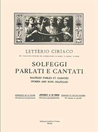 Solfeggi Cantati e Parlati 3 Corso Appendice