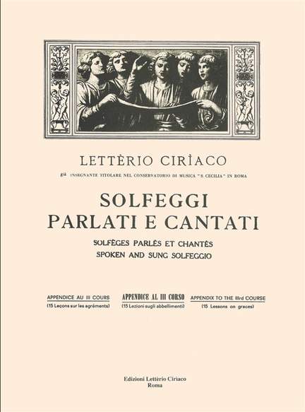 Solfeggi Cantati e Parlati 3 Corso Appendice