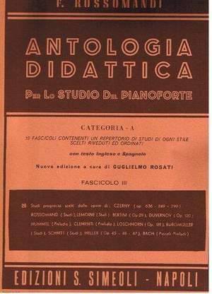 F. Rossomandi: Antologia Didattica Cat. A Vol. 3