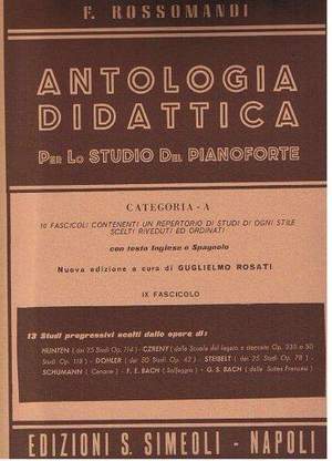 F. Rossomandi: Antologia Didattica Cat. A Vol. 9