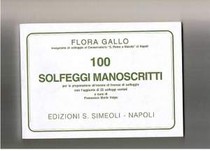 F. Gallo: Solfeggi Manoscritti (100)