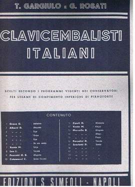 T. Gargiulo: Clavicembalisti Italiani