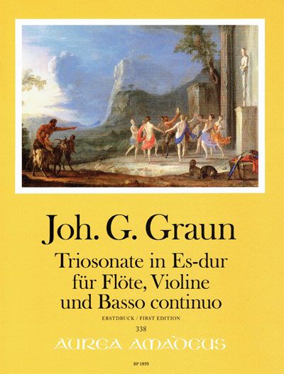 Graun, J G: Sonata a tre E flat major