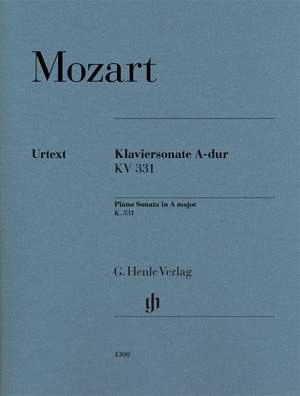 Mozart, W A: Piano sonata in A major K. 331 (300i)