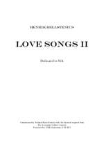 Henrik Hellstenius: Love Songs II Product Image