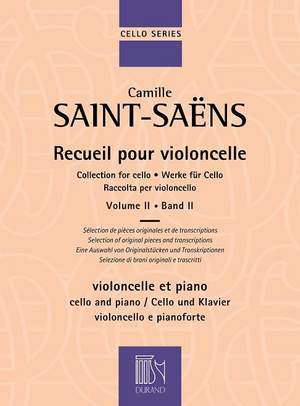 Camille Saint-Saëns: Recueil pour Violoncelle Volume 2