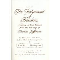 Randall Thompson: The Testament of Freedom