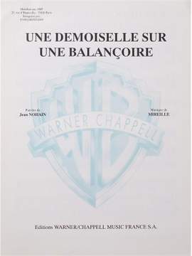 Jean Nohain_Mireille Nohain: Une Demoiselle Sur Une Balancoire
