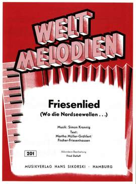 Simon Krannig: Friesenlied (Wo die Nordseewellen ...)