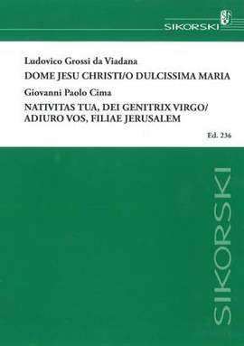 Lodovico Grossi da Viadana_Giovanni Paolo Cima: 4 geistliche Konzerte
