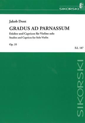 Jakob Dont: Gradus ad Parnassum