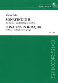 Walter Rein: Sonatine in b