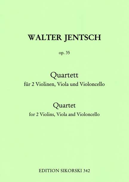 Walter Jentsch: Streichquartett
