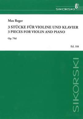 Max Reger: 3 Stücke