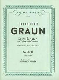 Johann Gottlieb Graun: 6 Sonaten