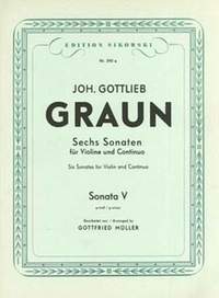 Johann Gottlieb Graun: 6 Sonaten
