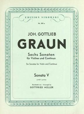 Johann Gottlieb Graun: 6 Sonaten