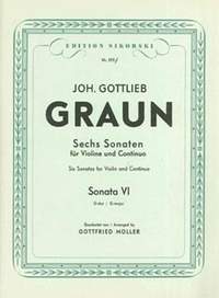Johann Gottlieb Graun: 6 Sonaten