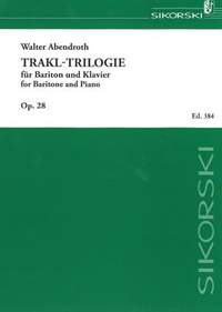 Walter Abendroth: Trakl-Trilogie