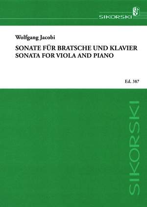 Wolfgang Jacobi: Sonate
