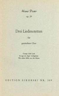 Hans Poser: 3 Liedmotetten