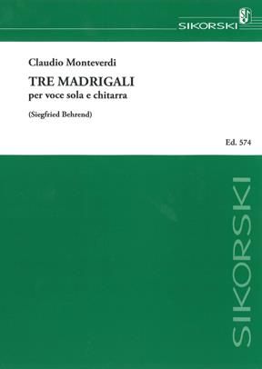 Claudio Monteverdi: 3 Madrigale
